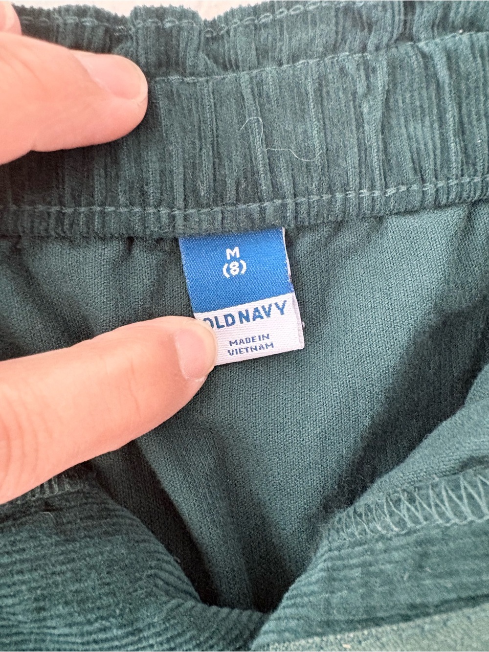 Kids Old Navy Dark Green Corduroy Skirt - Picture 4 of 4